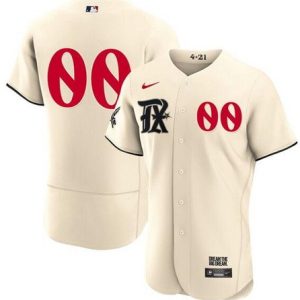 Texas Rangers Customized Cream 2023 City Authentic Jersey