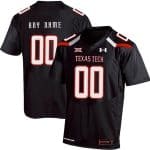Texas Tech Customized Black College Football Jersey