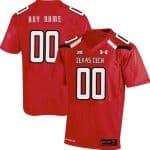 Texas Tech Customized Red College Football Jersey