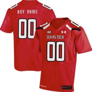 Texas Tech Customized Red College Football Jersey