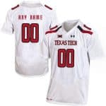 Texas Tech Customized White College Football Jersey