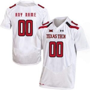Texas Tech Customized White College Football Jersey