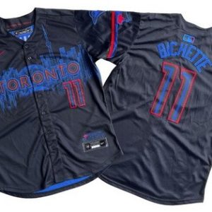 Toronto Blue Jays #11 Bo Bichette Black 2024 City Connect Limited Jersey
