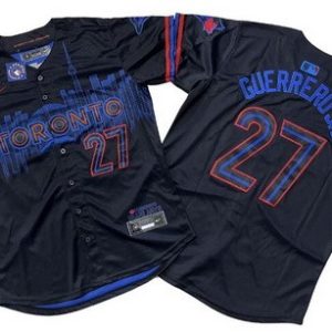 Toronto Blue Jays #27 Vladimir Guerrero Jr Black 2024 City Connect Limited Jersey