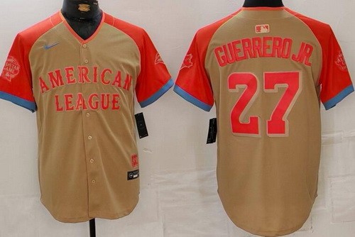 Toronto Blue Jays #27 Vladimir Guerrero Jr Gray 2024 All Star Limited Jersey