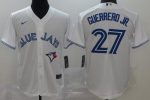 Toronto Blue Jays #27 Vladimir Guerrero Jr White 2020 Cool Base Jersey
