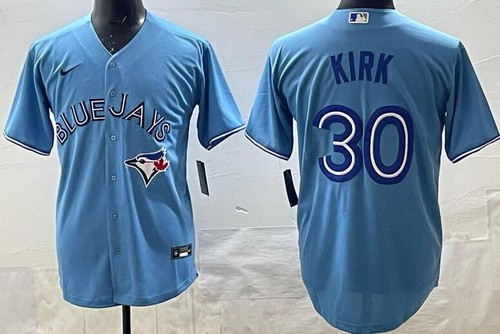 Toronto Blue Jays #30 Alejandro Kirk Light Blue Cool Base Jersey