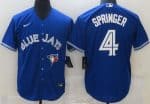 Toronto Blue Jays #4 George Springer Royal Cool Base Jersey