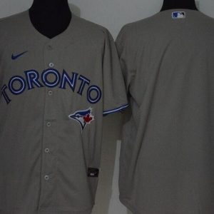 Toronto Blue Jays Blank Gray 2020 Cool Base Jersey