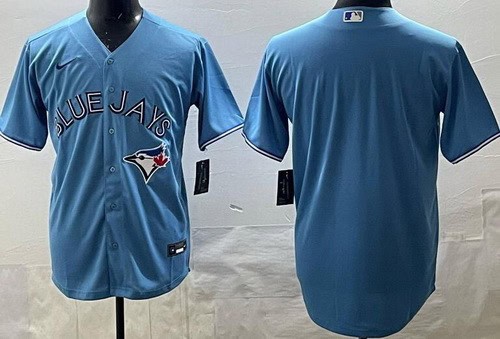 Toronto Blue Jays Blank Light Blue Cool Base Jersey