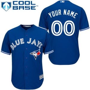 Toronto Blue Jays Customized Blue Cool Base Jersey