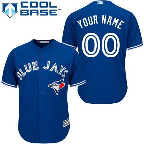 Toronto Blue Jays Customized Blue Cool Base Jersey