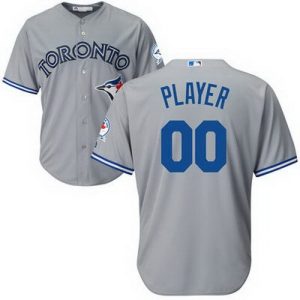 Toronto Blue Jays Customized Gray Cool Base Jersey