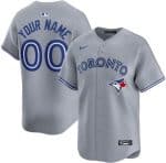 Toronto Blue Jays Customized Gray Limited Jersey