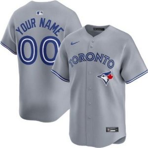 Toronto Blue Jays Customized Gray Limited Jersey