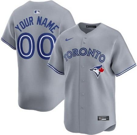 Toronto Blue Jays Customized Gray Limited Jersey