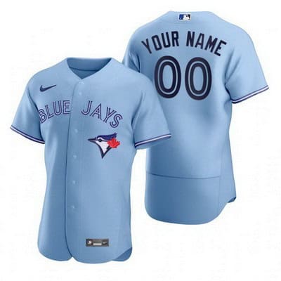 Toronto Blue Jays Customized Light Blue 2020 FlexBase Jersey