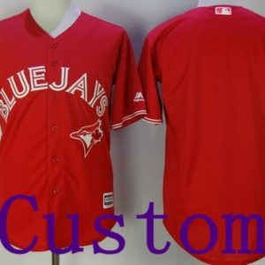 Toronto Blue Jays Customized Red 2017 Cool Base Jersey
