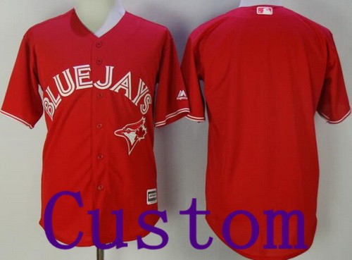 Toronto Blue Jays Customized Red 2017 Cool Base Jersey