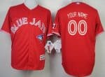 Toronto Blue Jays Customized Red Cool Base Jersey