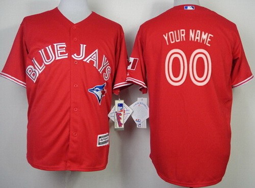 Toronto Blue Jays Customized Red Cool Base Jersey