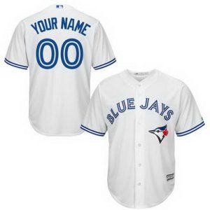 Toronto Blue Jays Customized White Cool Base Jersey