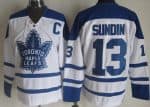 Toronto Maple Leafs #13 Mats Sundin White Third Throwback Jersey