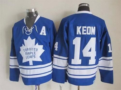 Toronto Maple Leafs #14 Dave Keon Blue Retro Jersey