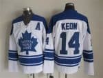 Toronto Maple Leafs #14 Dave Keon White Retro Jersey