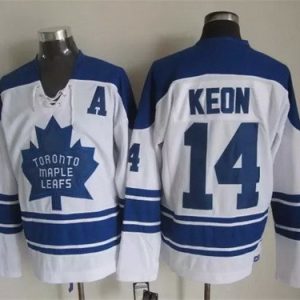 Toronto Maple Leafs #14 Dave Keon White Retro Jersey