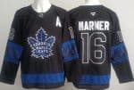 Toronto Maple Leafs #16 Mitch Marner Black Alternate Authentic Jersey