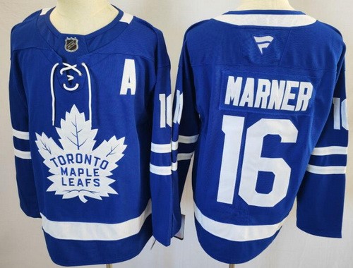 Toronto Maple Leafs #16 Mitch Marner Blue Authentic Jersey