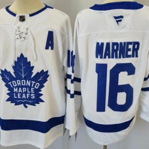 Toronto Maple Leafs #16 Mitch Marner White Authentic Jersey