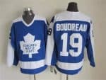 Toronto Maple Leafs #19 Bruce Boudreau Blue Throwback Jersey
