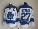 Toronto Maple Leafs #27 Darryl Sittler White Retro Jersey