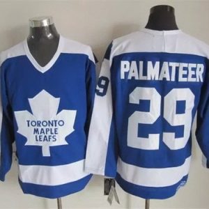 Toronto Maple Leafs #29 Mike Palmateer Blue Throwback Jersey