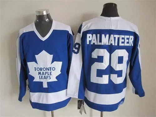Toronto Maple Leafs #29 Mike Palmateer Blue Throwback Jersey