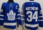 Toronto Maple Leafs #34 Auston Matthews Blue Authentic Jersey