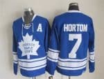 Toronto Maple Leafs #7 Tim Horton Blue Retro Jersey