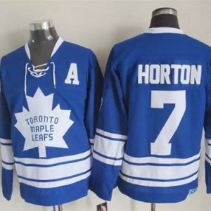 Toronto Maple Leafs #7 Tim Horton Blue Retro Jersey