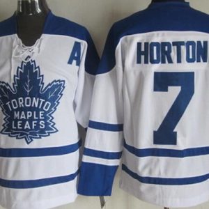 Toronto Maple Leafs #7 Tim Horton White Third Throwback Jersey