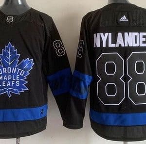 Toronto Maple Leafs #88 William Nylander Black Alternate Adidas Authentic Jersey