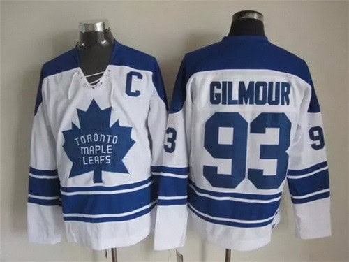 Toronto Maple Leafs #93 Doug Gilmour White Retro Jersey