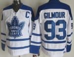 Toronto Maple Leafs #93 Doug Gilmour White Third Throwback Jersey