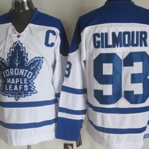 Toronto Maple Leafs #93 Doug Gilmour White Third Throwback Jersey