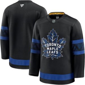 Toronto Maple Leafs Customized Black Alternate Fanatics Authentic Jersey