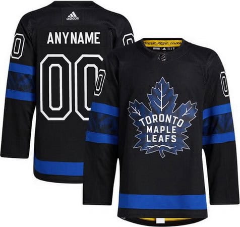 Toronto Maple Leafs Customized Black x drew house Alternate Jersey