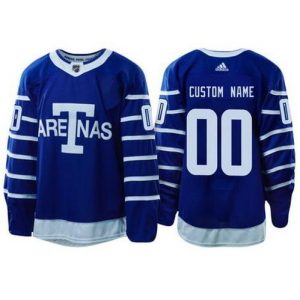 Toronto Maple Leafs Customized Blue Arenas Authentic Jersey