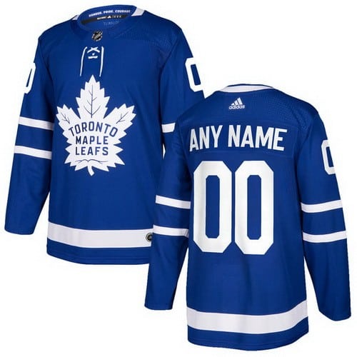 Toronto Maple Leafs Customized Blue Authentic Jersey