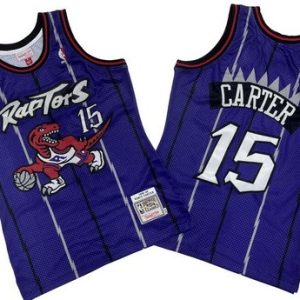 Toronto Raptors #15 Vince Carter Purple 1998 Throwback Swingman Jersey